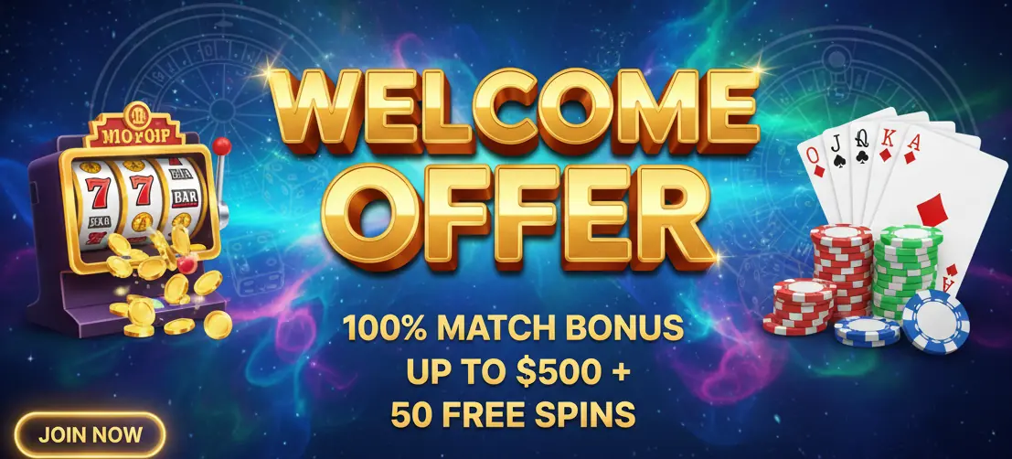 Oshi casino welcome offer